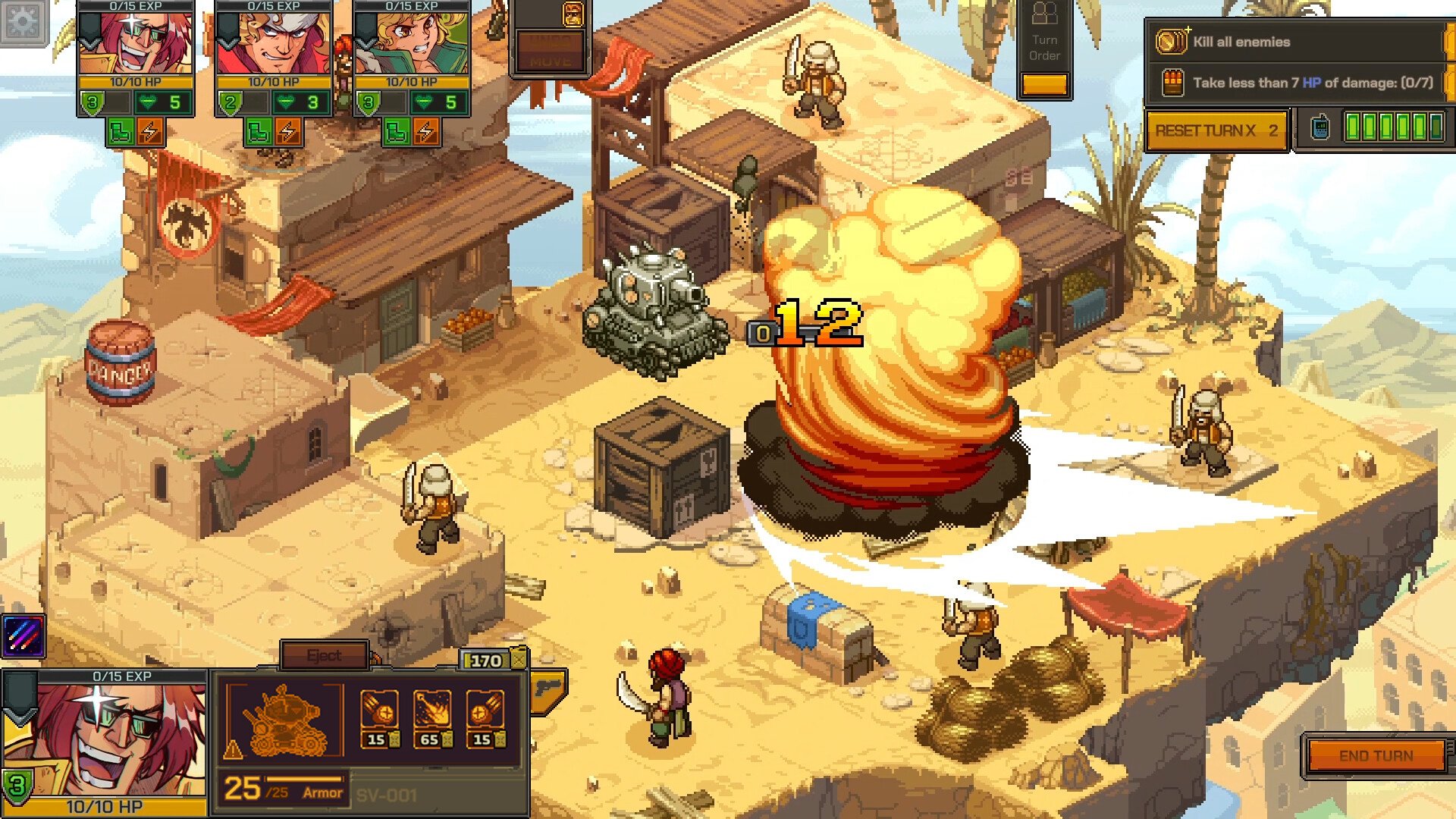 Скриншот 3 к игре Metal Slug Tactics v.1.0.0 [Папка игры] (2024)